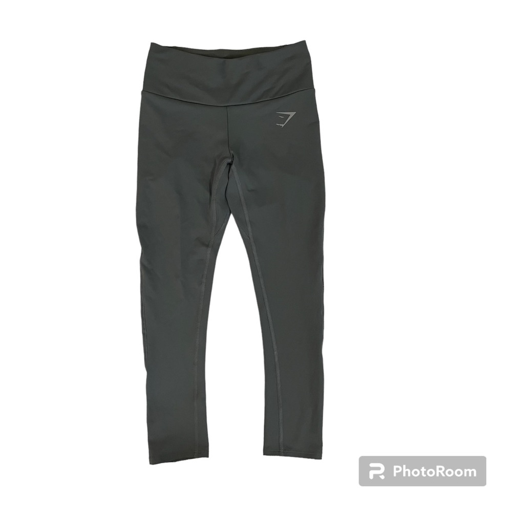 Gymshark Leggings Charcoal Grey Training Gently Worn XS Soft Comfortable